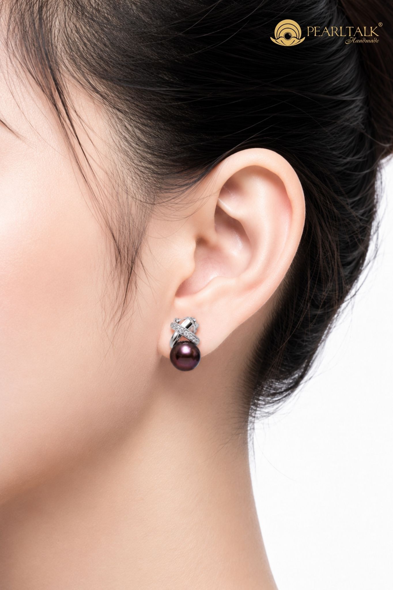 BÔNG TAI NGỌC TRAI X 6MM